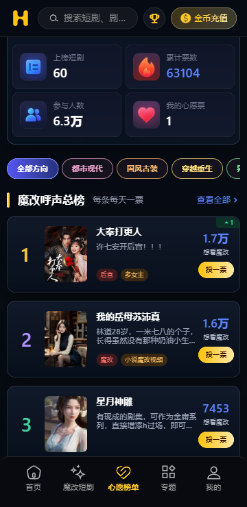 分类浏览界面